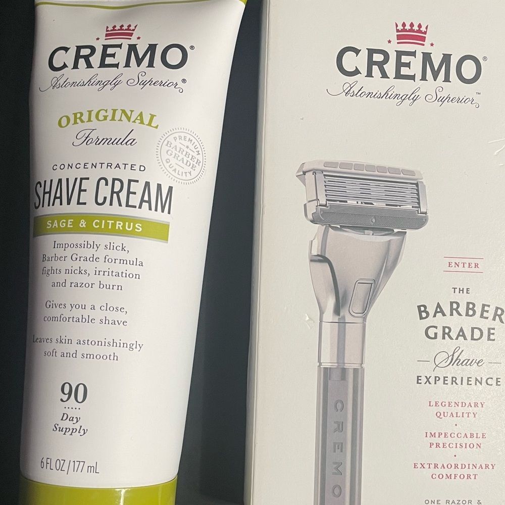 Cremo Razor & Shaving Cream Bundle - Picture 4 of 4